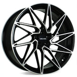 Encore Alloys ENC100 Black Machined Wheel