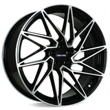 Encore Alloys ENC100 Black Machined Wheel