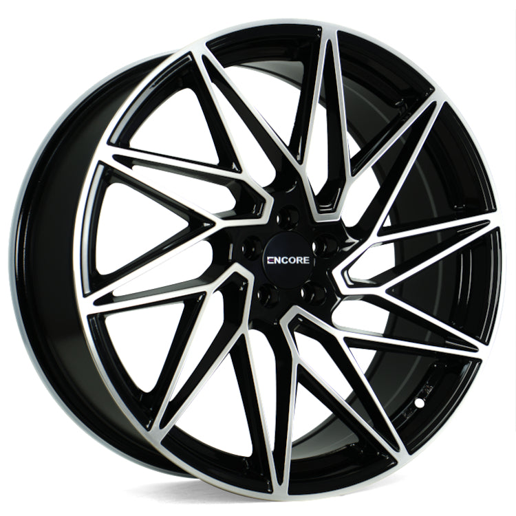 Encore Alloys ENC100 Black Machined Wheel