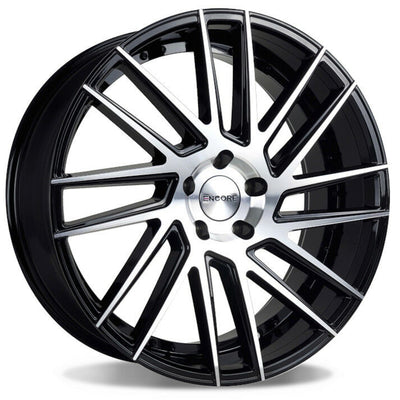 Encore Alloys ENC102 Black Machined Wheel