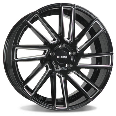 Encore Alloys ENC102 Black Milled Wheel