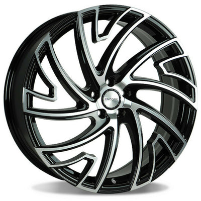 Encore Alloys ENC103 Black Machined Wheel
