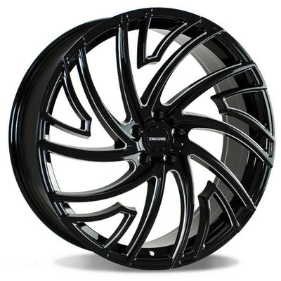 Encore Alloys ENC103 Black Milled Wheel