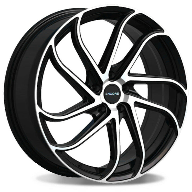 Encore Alloys ENC105 Black Machined Wheel