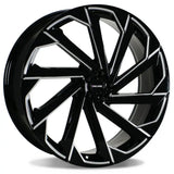 Encore Alloys ENC106 Black Milled Wheel