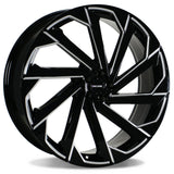 Encore Alloys ENC106 Black Milled Wheel