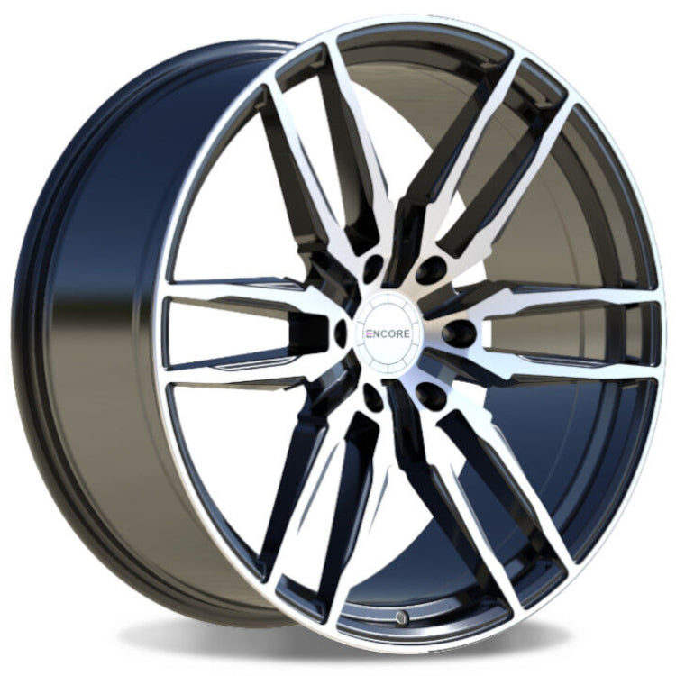 Encore Alloys ENC107 Black Machined Wheel
