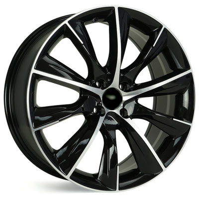 Encore Alloys ENC108 Black Machined Wheel