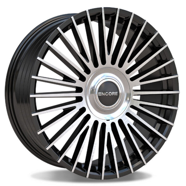 Encore Alloys ENC109 Black Machined Wheel