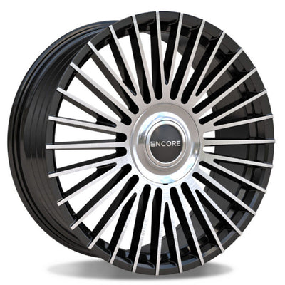 Encore Alloys ENC109 Black Machined Wheel