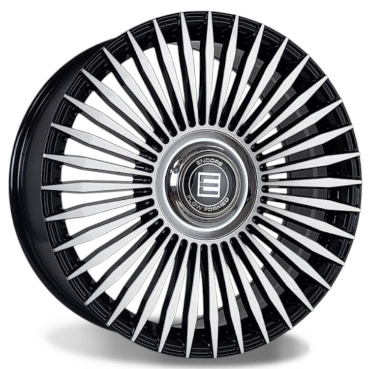 Encore Alloys ENC112 Black Machined Wheel