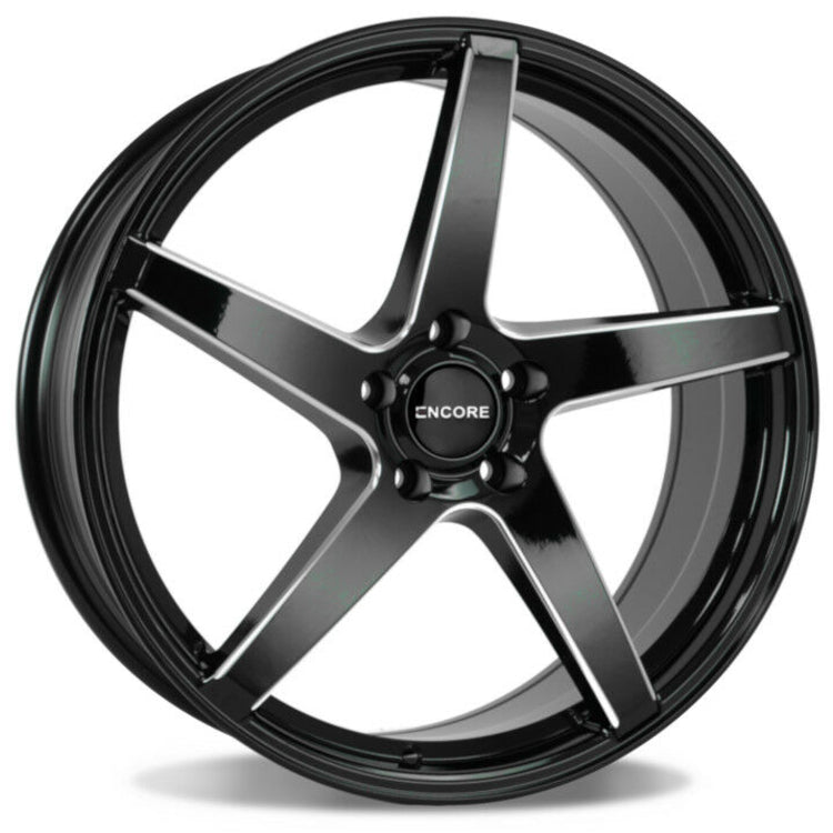 Encore Alloys ENC148 Black Milled Wheel