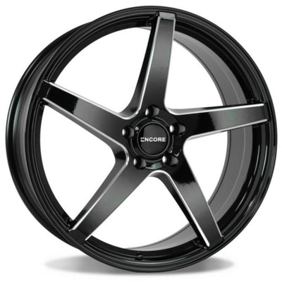Encore Alloys ENC148 Black Milled Wheel