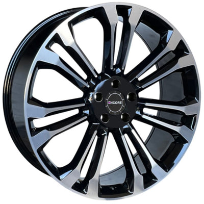 Encore Alloys ENC784 Black Machined Wheel