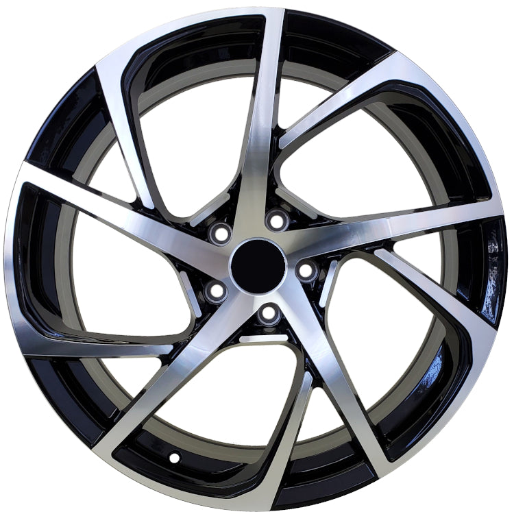 Encore Alloys ENC859 Black Machined Wheel