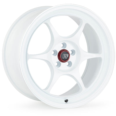 Enkei PF06 White Machined Wheel