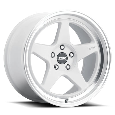 ESR CR5 White Machined Wheel