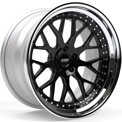 ESR Forged Classic ES1 Classic Black Polished Wheel