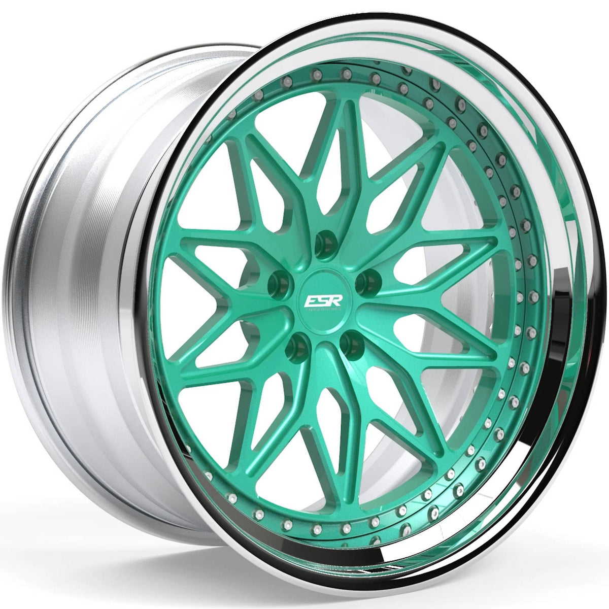 ESR Forged Classic ES14 Classic Teal Polished Wheel