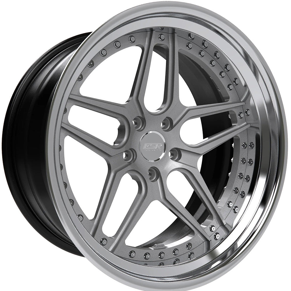 ESR Forged Classic ES15 Classic Silver Polished Wheel