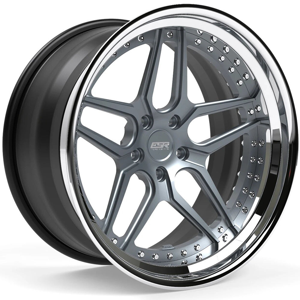 ESR Forged Classic ES15 Classic Titanium Polished Wheel