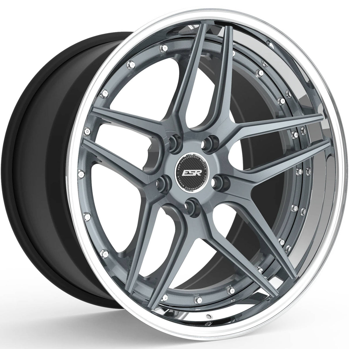 ESR Forged ES15 Graphite Polished Wheel