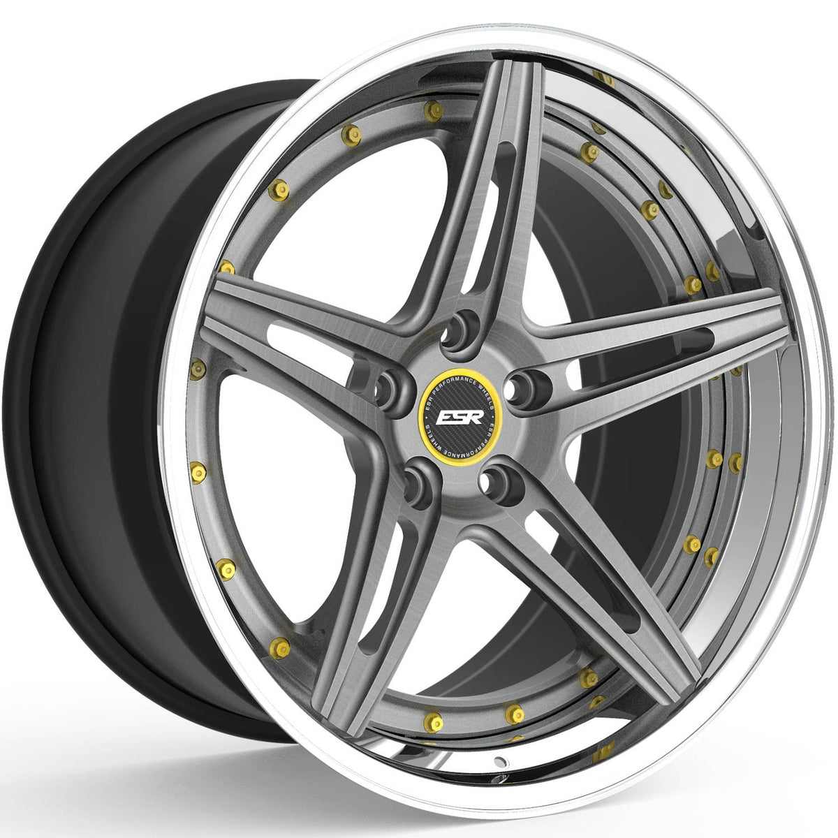 ESR Forged ES4 Graphite Polished Wheel