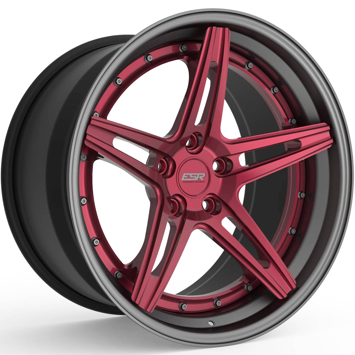 ESR Forged ES4 Red Wheel