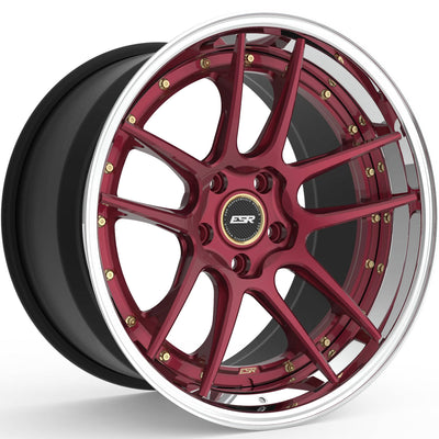 ESR Forged ES8 Red Polished Wheel