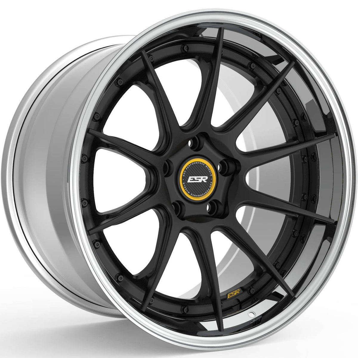 ESR Forged LP10 Black Polished Wheel