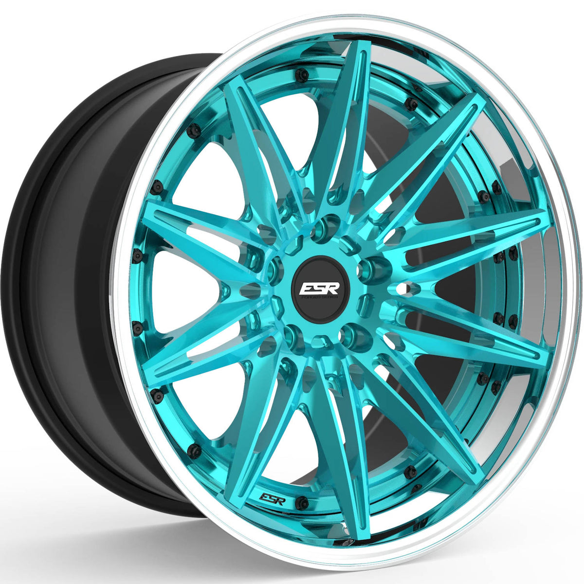 ESR Forged LT11 Teal Polished Wheel