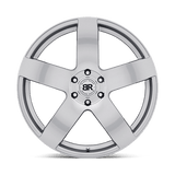 Black Rhino EVEREST 22x9.5 +30mm Silver with Mirror-Cut Face