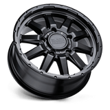 Black Rhino EXCURSION 17x7.5 +45 Matte Black   truck wheel
