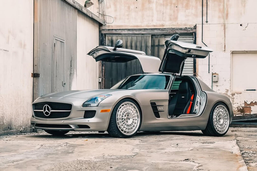 HRE 515 GTM forged wheel on Mercedes Benz SLS AMG