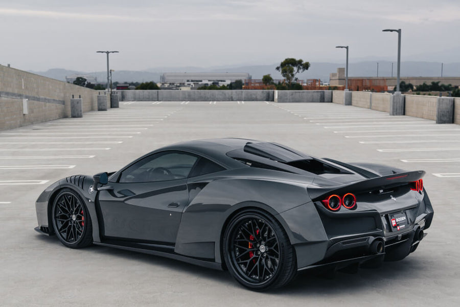 HRE S200 forged wheel on Novitec Ferrari F8 Tributo