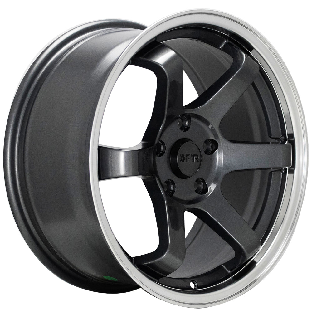F1R F106 Gunmetal Polished Wheel