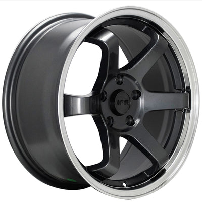 F1R F106 Gunmetal Polished Wheel