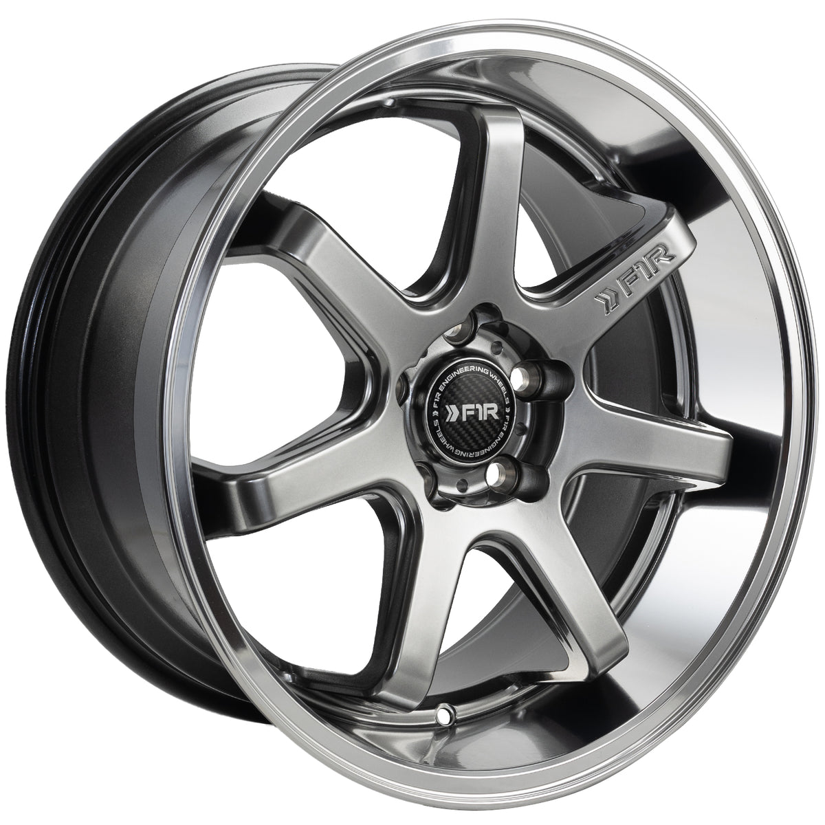 F1R FC7 Hyperblack Polished Wheel