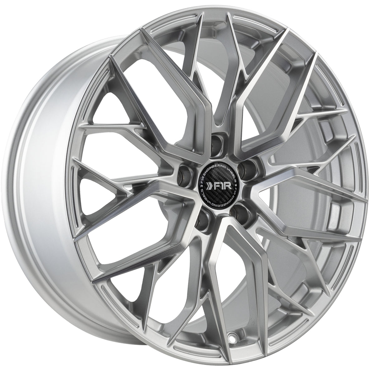 F1R FS3 Silver Machined Wheel