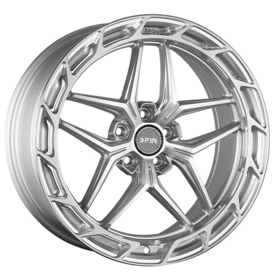 F1R FS5 Silver Machined Wheel