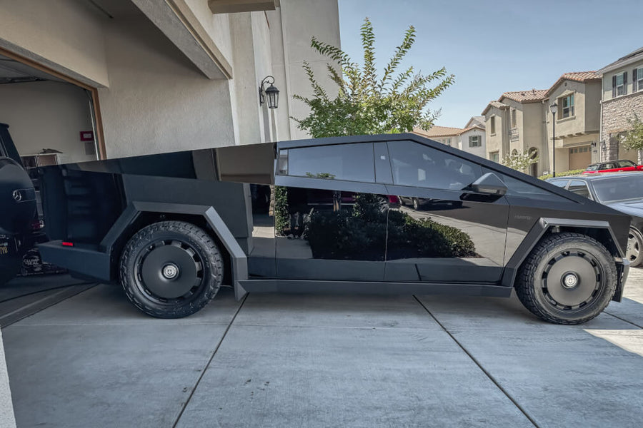 HRE L108M forged wheel on Tesla Cybertruck