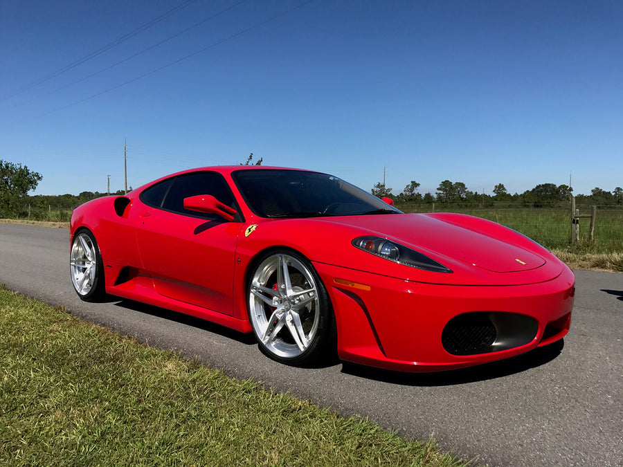 ANRKY AN27 forged wheel on Ferrari F430