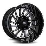 Hardrock Offroad H708 Gloss Black Milled wheel