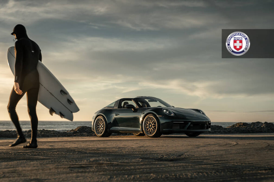 HRE 300 GTS forged wheel on Porsche 992 Targa GTS