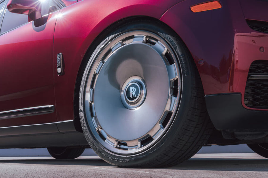 HRE L108M forged wheel on Rolls Royce Cullinan RED