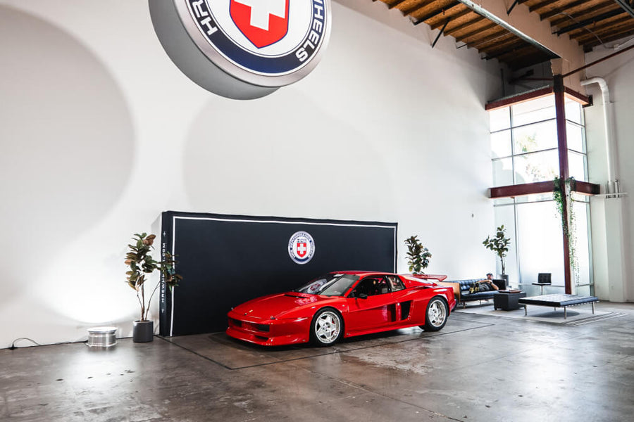 HRE 505 forged wheel on Ferrari 512 Testarossa Koenig Specials