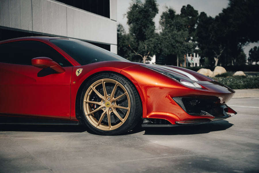 HRE P104SC forged wheel on Ferrari 488 Pista