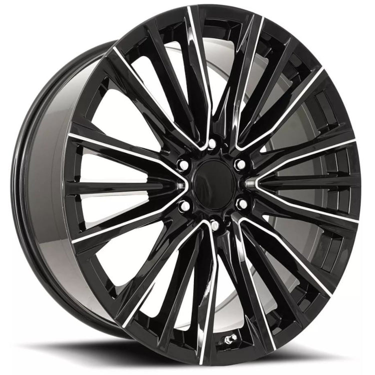 Factory Reproductions FR205 Black Milled Wheel