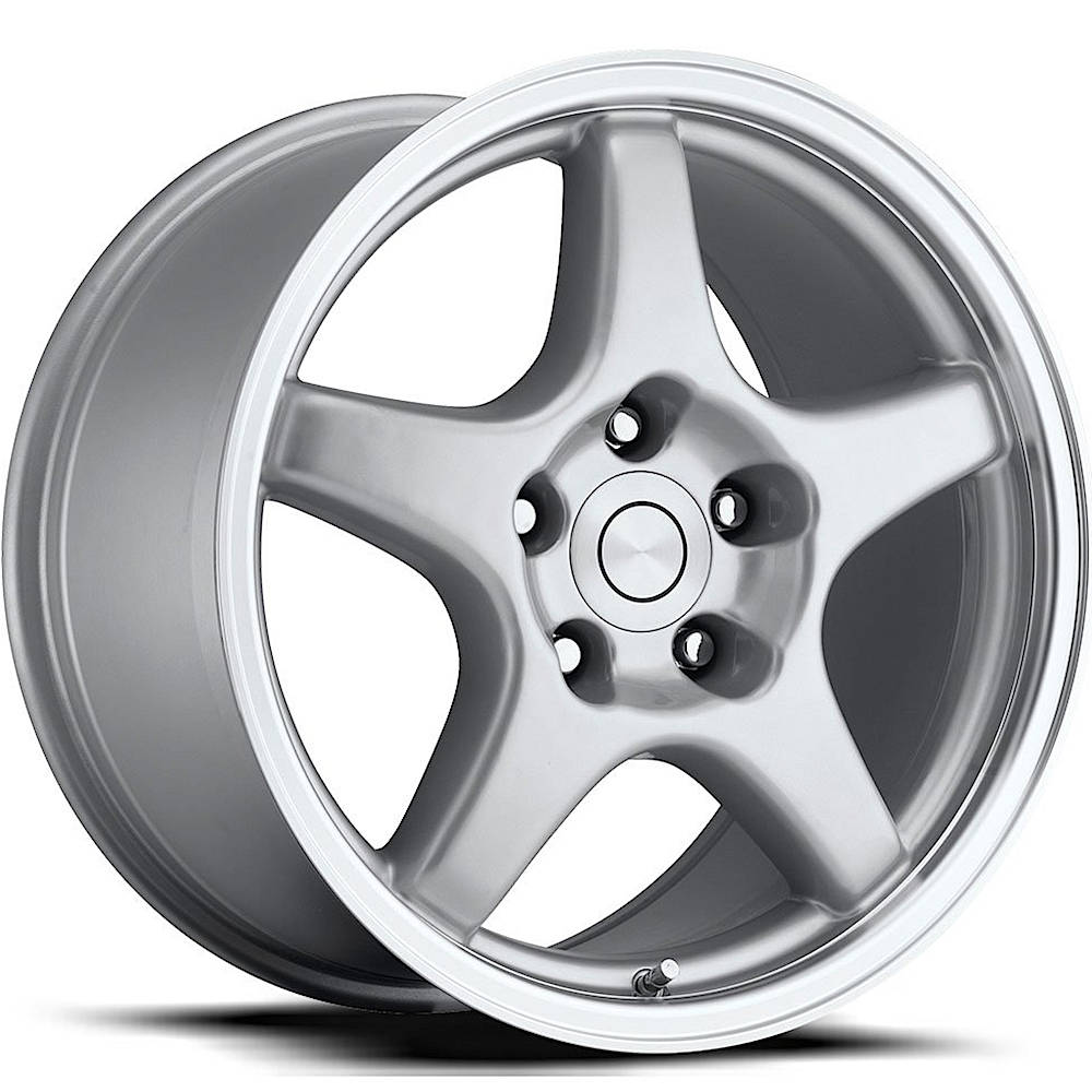 Factory Reproductions FR21 Silver Machined Wheel