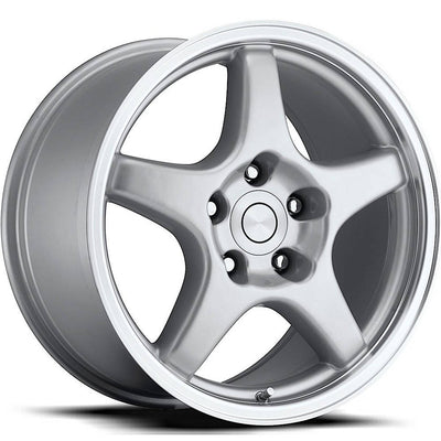 Factory Reproductions FR21 Silver Machined Wheel